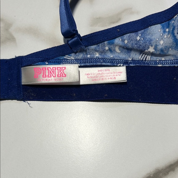 PINK Victoria's Secret Celestial Blue Bra - Picture 3 of 3